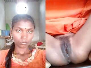 The Telugu native wife is jerking off her pussy