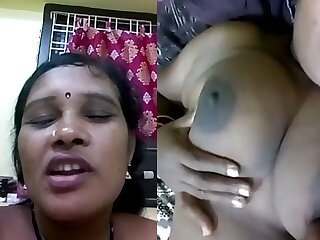 Rich Indian wife Dehati shows her tits to her lover