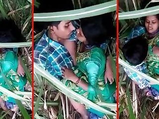 Desi horny wife gets outdoor sex! Caught by a ananist voyeur