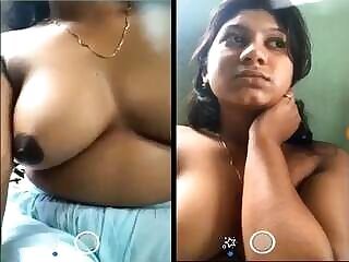Exclusive Shy Girl Desi Showing Her Boobs On Video Call