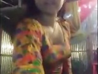 Desi bhabi dress change after bath selfie shot clip